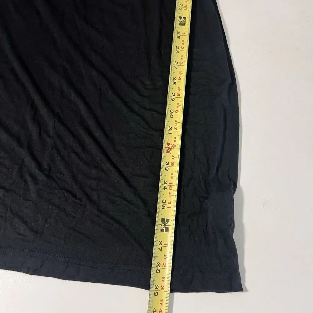 Killstar Halter Neck Dress Size XL Black Stretch Long Sleeve Vamp Witchy Goth - Picture 5 of 6